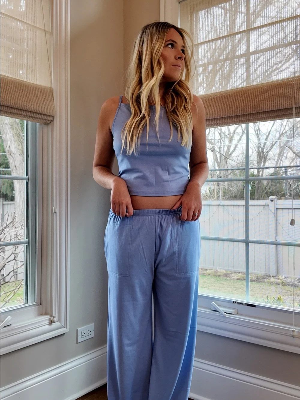 Periwinkle matching set by together NWT